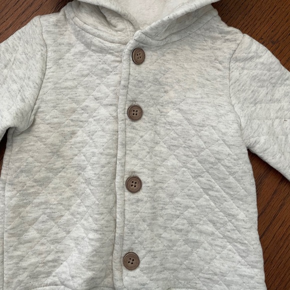 NWT Carters button up hoodie size 6m - Picture 2 of 5